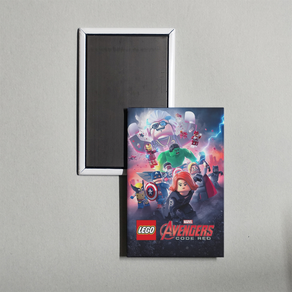 LEGO Marvel Avengers Code Red Mini Movie Fridge Magnet