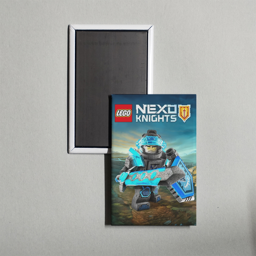 LEGO Nexo Knights TV Show Fridge Magnet