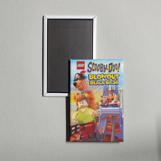 LEGO Scooby-Doo! Blowout Beach Bash Mini Movie Fridge Magnet