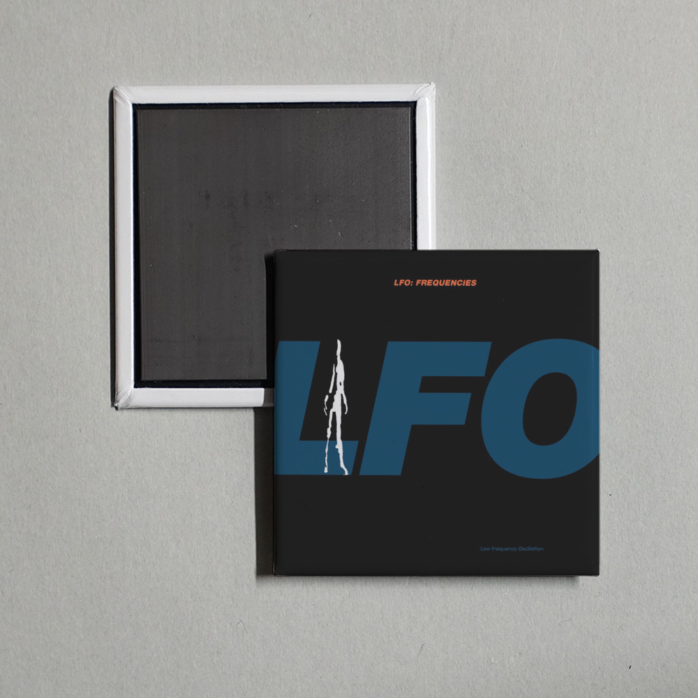 LFO - Frequencies Album Cover Fridge Magnet