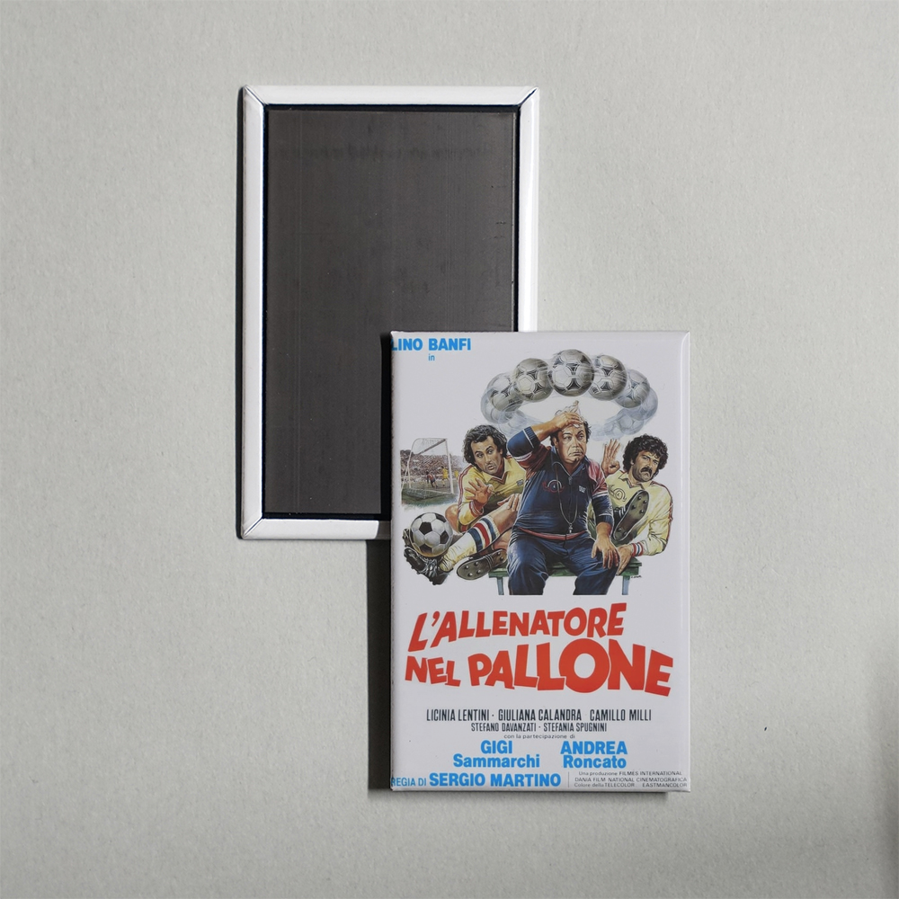 L'allenatore nel pallone Mini Movie Fridge Magnet