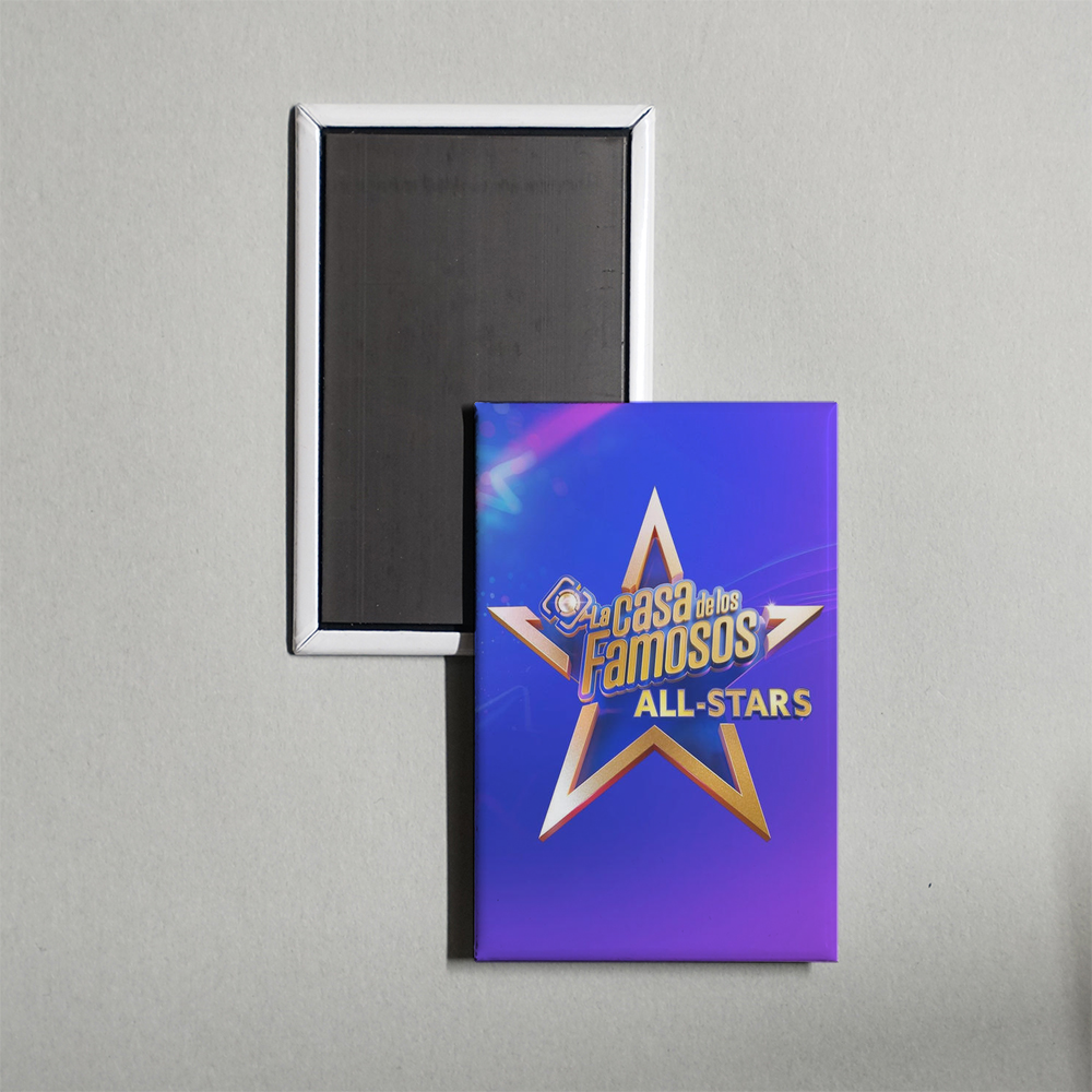 La Casa de los Famosos TV Show Fridge Magnet