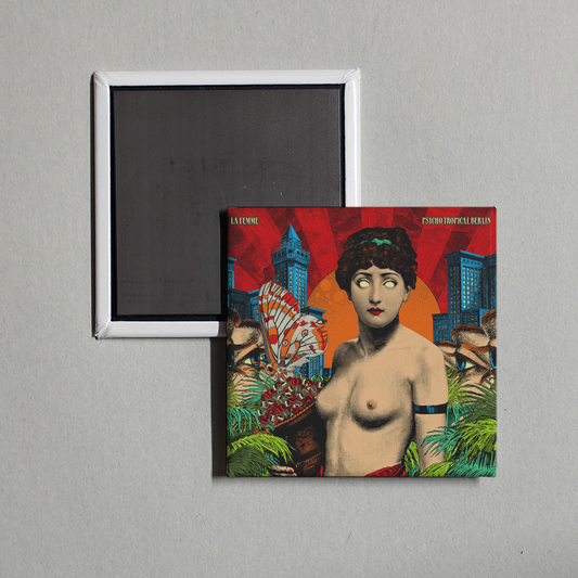 La Femme - Psycho Tropical Berlin Album Cover Fridge Magnet