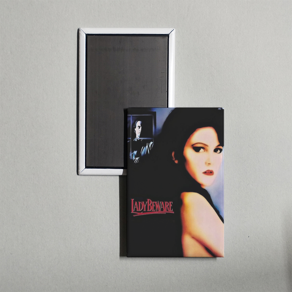 Lady Beware Mini Movie Fridge Magnet