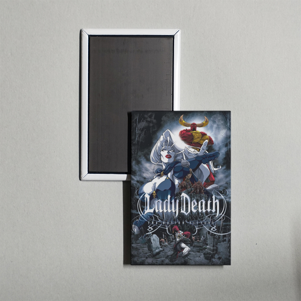 Lady Death Mini Movie Fridge Magnet