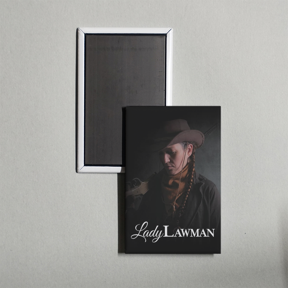 Lady Lawman Mini Movie Fridge Magnet