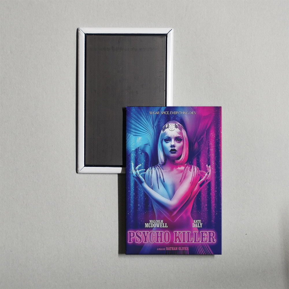 Lady Psycho Killer Mini Movie Fridge Magnet