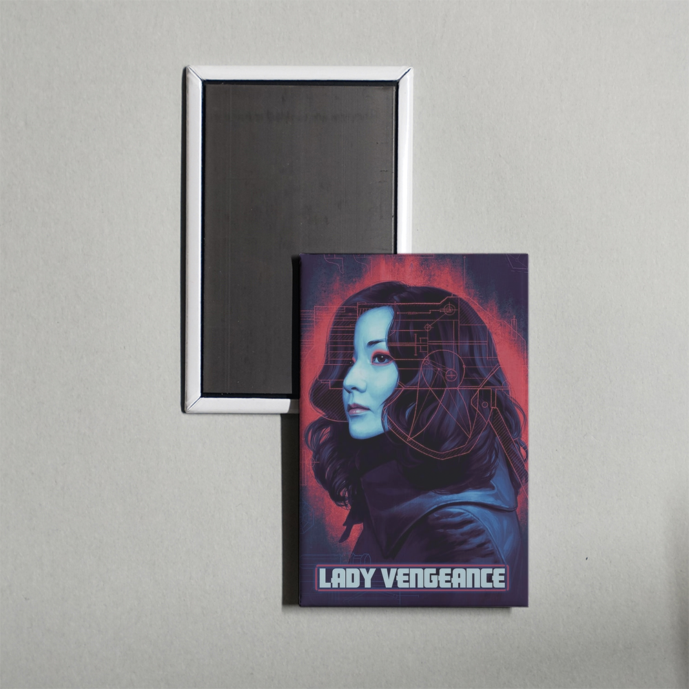 Lady Vengeance Mini Movie Fridge Magnet
