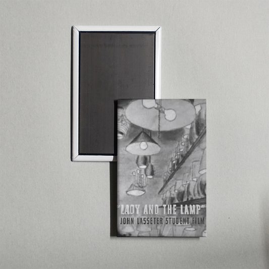 Lady and the Lamp Mini Movie Fridge Magnet