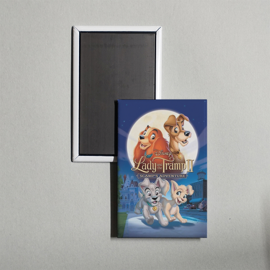 Lady and the Tramp II Scamp's Adventure Mini Movie Fridge Magnet