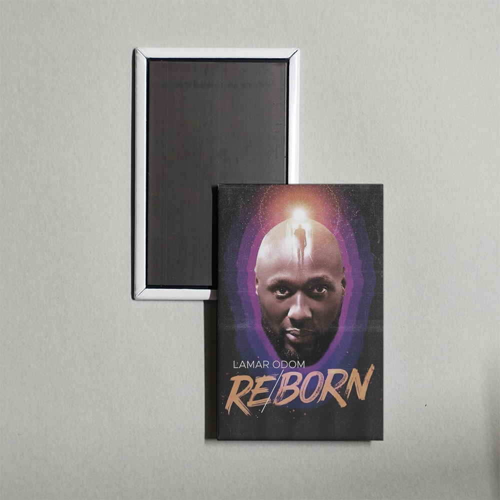 Lamar Odom Reborn Mini Movie Fridge Magnet