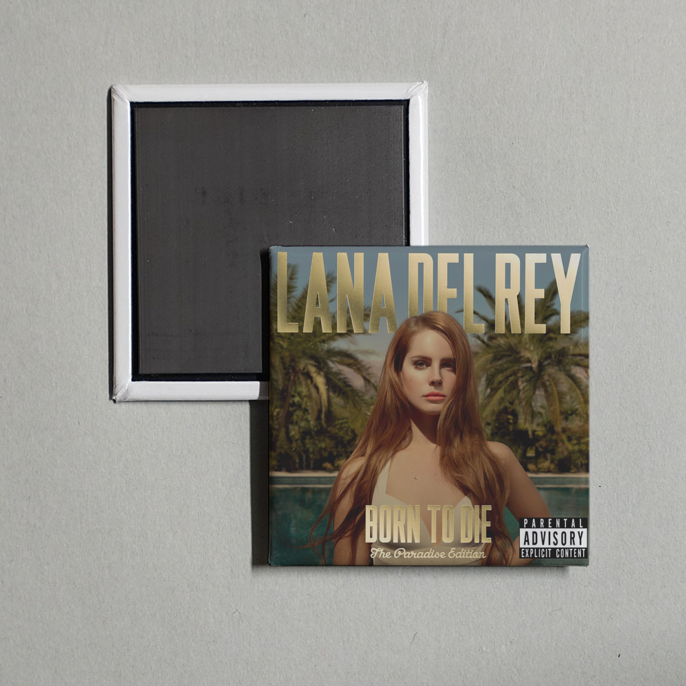 Lana Del Rey - Born To Die - The Paradise Edition Album Cover Fridge Magnet