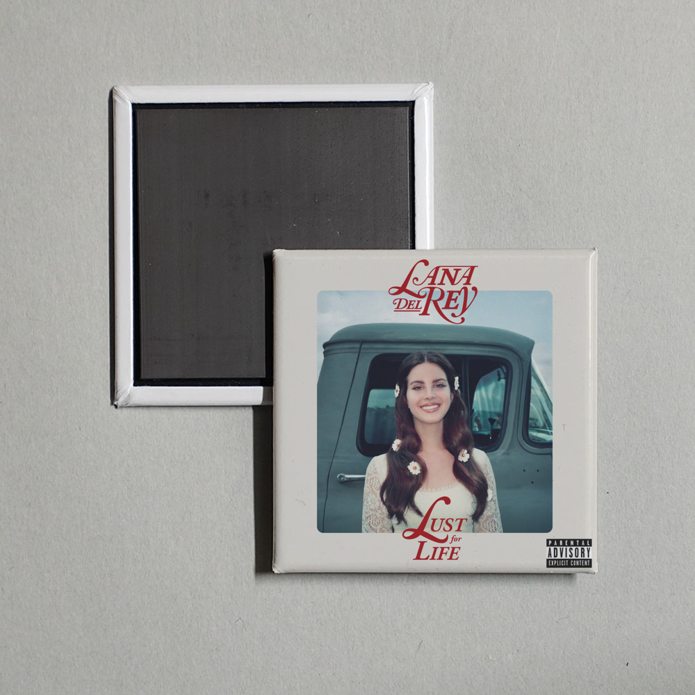 Lana Del Rey - Lust For Life Album Cover Fridge Magnet