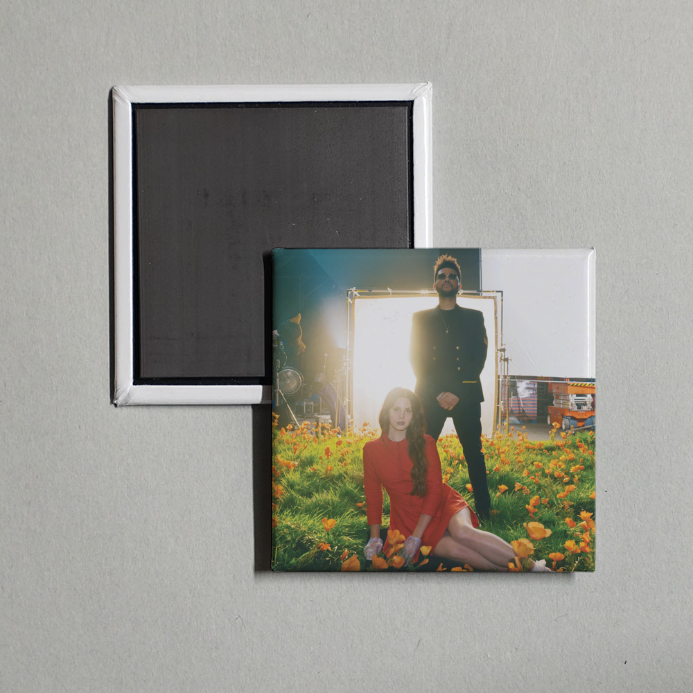 Lana Del Rey - Lust for Life (with The Weeknd) Album Cover Fridge Magnet