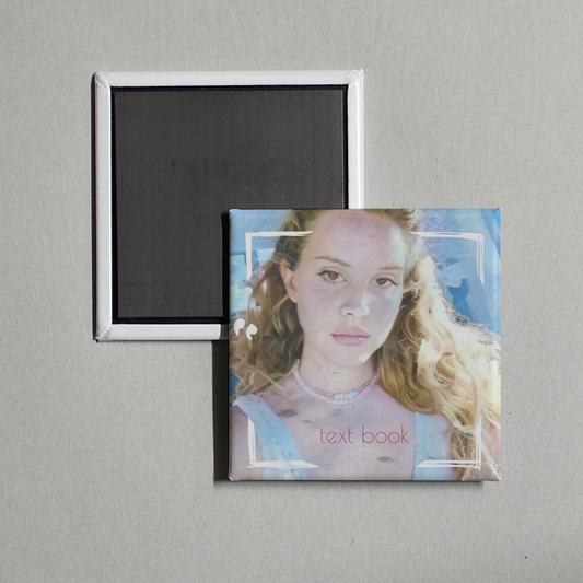 Lana Del Rey - Text Book Album Cover Fridge Magnet