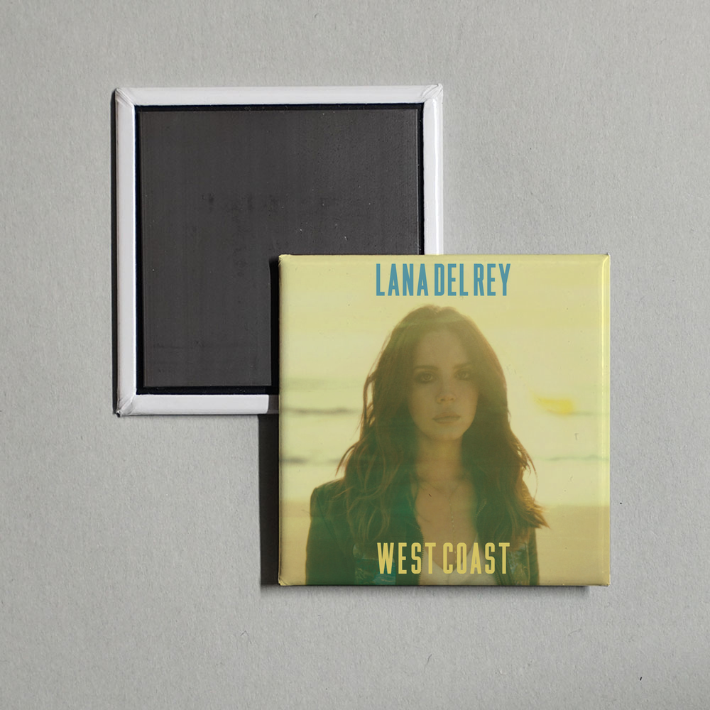 Lana Del Rey - West Coast Album Cover Fridge Magnet