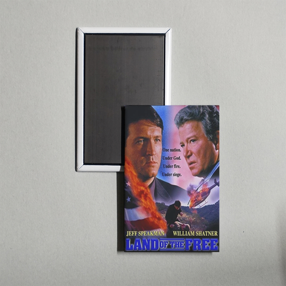 Land of the Free Mini Movie Fridge Magnet