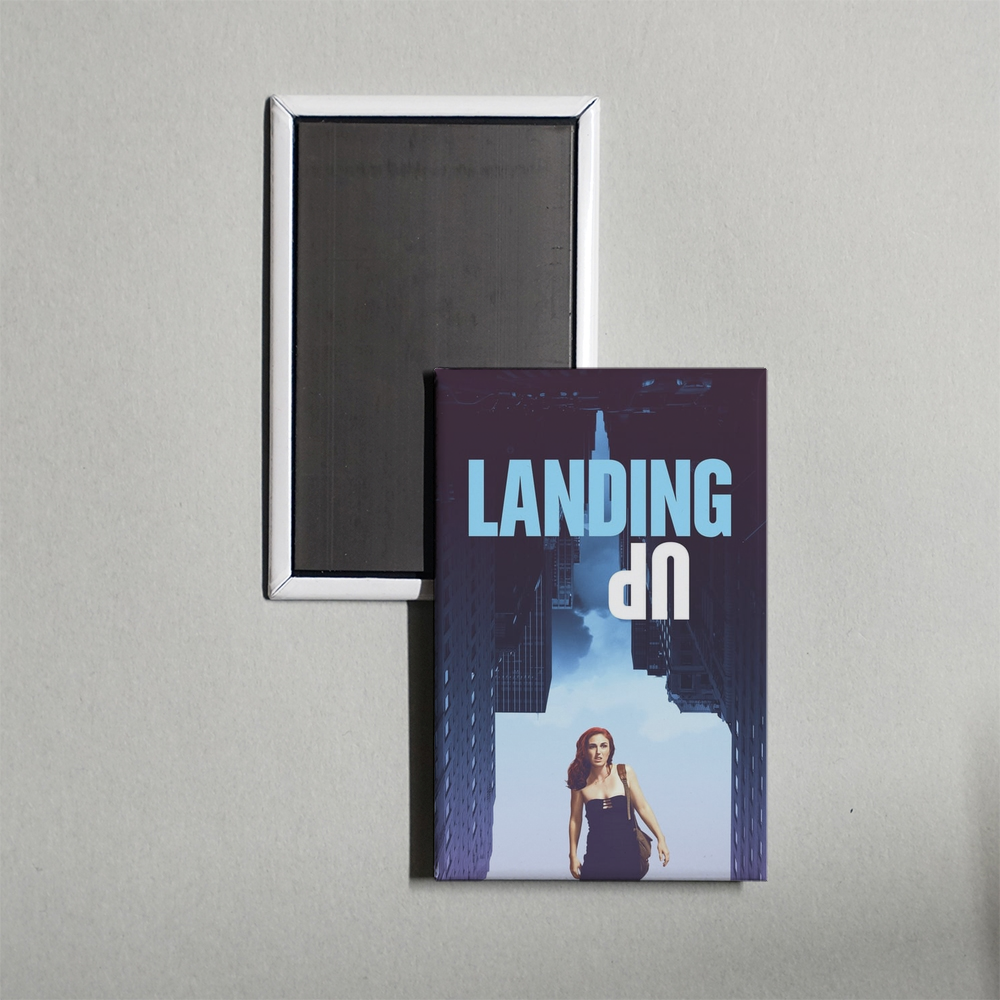 Landing Up Mini Movie Fridge Magnet