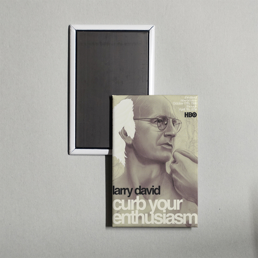 Larry David Curb Your Enthusiasm Mini Movie Fridge Magnet
