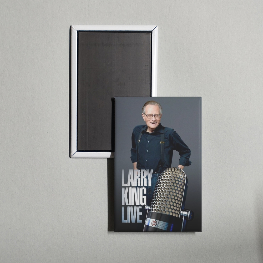 Larry King Live TV Show Fridge Magnet