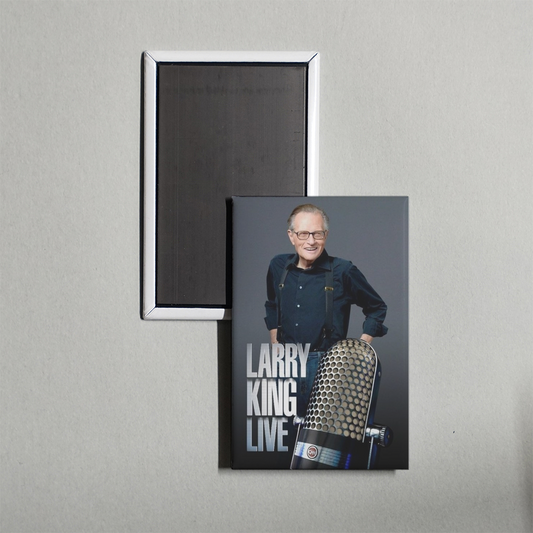 Larry King Live TV Show Fridge Magnet