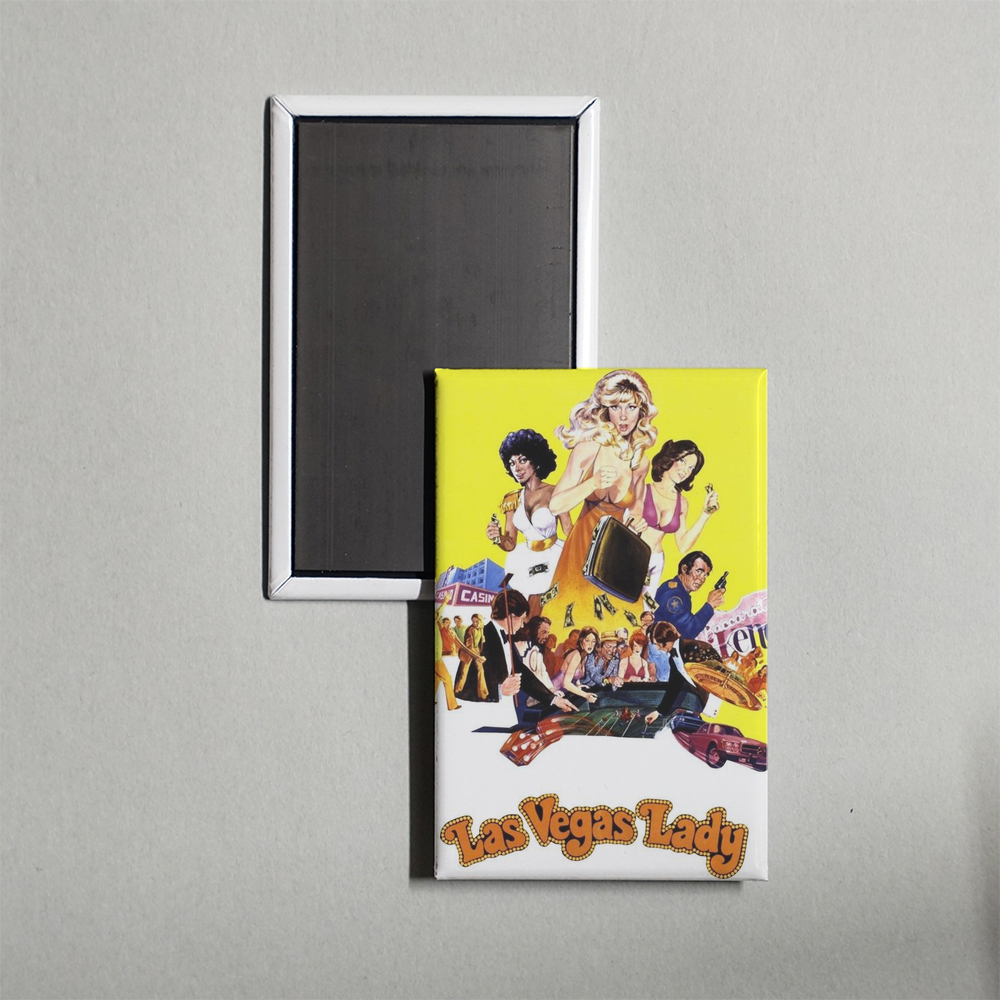 Las Vegas Lady Mini Movie Fridge Magnet