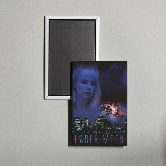 Laser Moon Mini Movie Fridge Magnet
