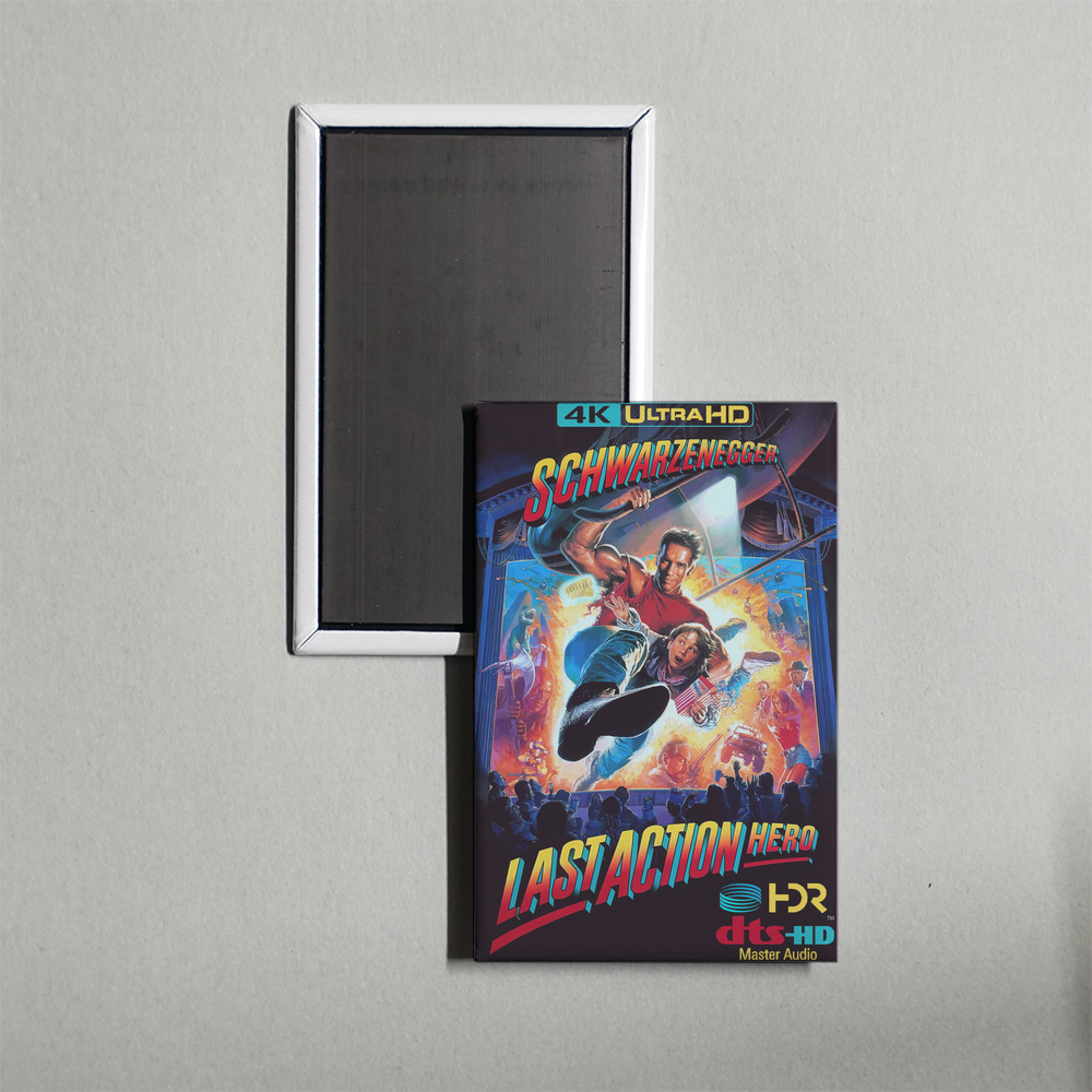 Last Action Hero Mini Movie Fridge Magnet