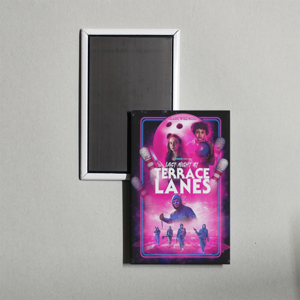 Last Night at Terrace Lanes Mini Movie Fridge Magnet