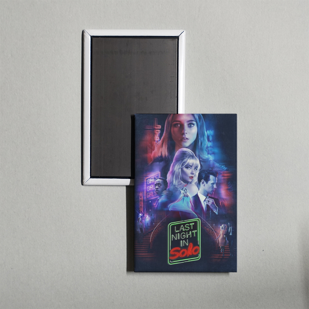 Last Night in Soho Mini Movie Fridge Magnet
