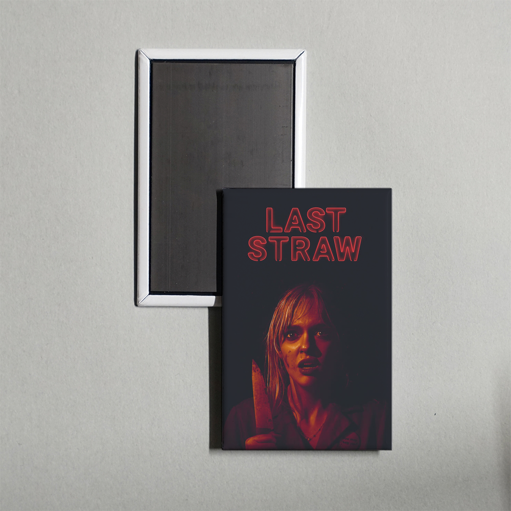 Last Straw Mini Movie Fridge Magnet