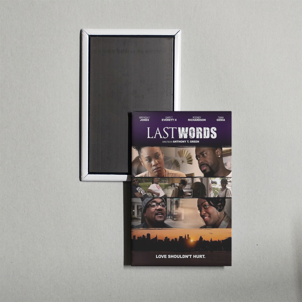 Last Words Mini Movie Fridge Magnet