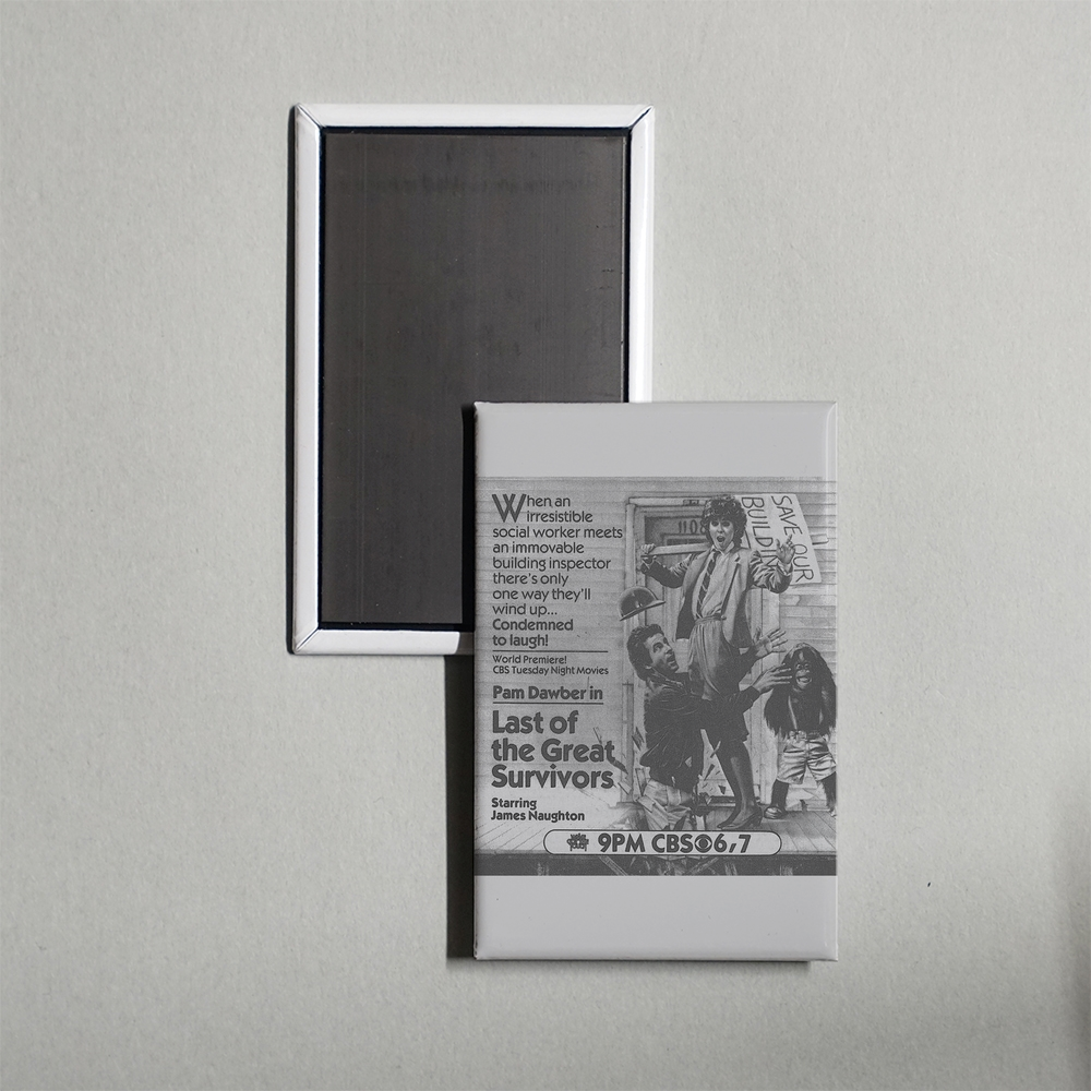 Last of the Great Survivors Mini Movie Fridge Magnet