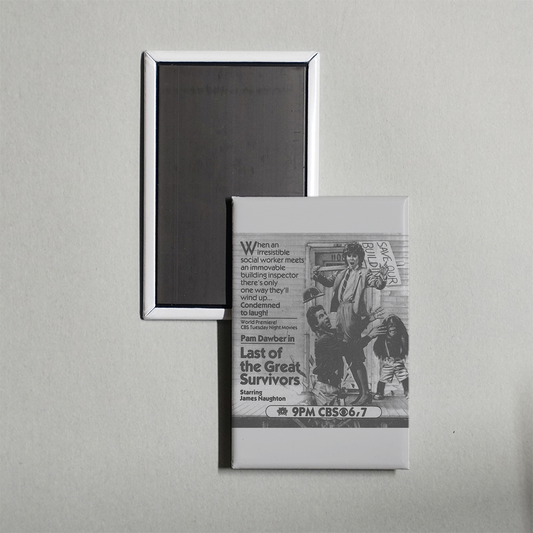 Last of the Great Survivors Mini Movie Fridge Magnet