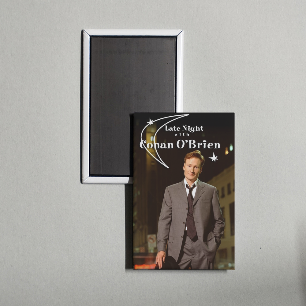 Late Night with Conan O'Brien TV Show Fridge Magnet