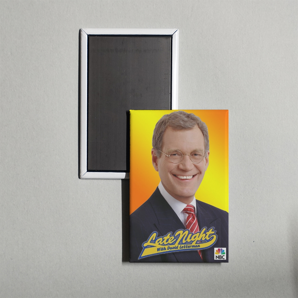 Late Night with David Letterman TV Show Fridge Magnet