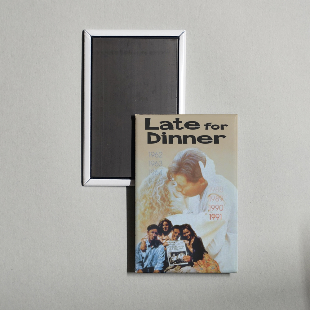 Late for Dinner Mini Movie Fridge Magnet