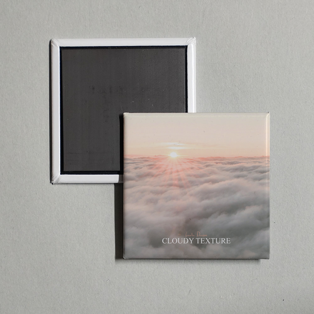 Laura Dawson - Cloudy Texture Album Cover Fridge Magnet