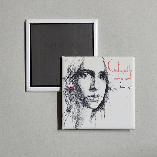 Laura Nyro - (Accompanying Herself On The Piano) CHRISTMAS AND THE BEADS OF SWEAT Album Cover Fridge Magnet