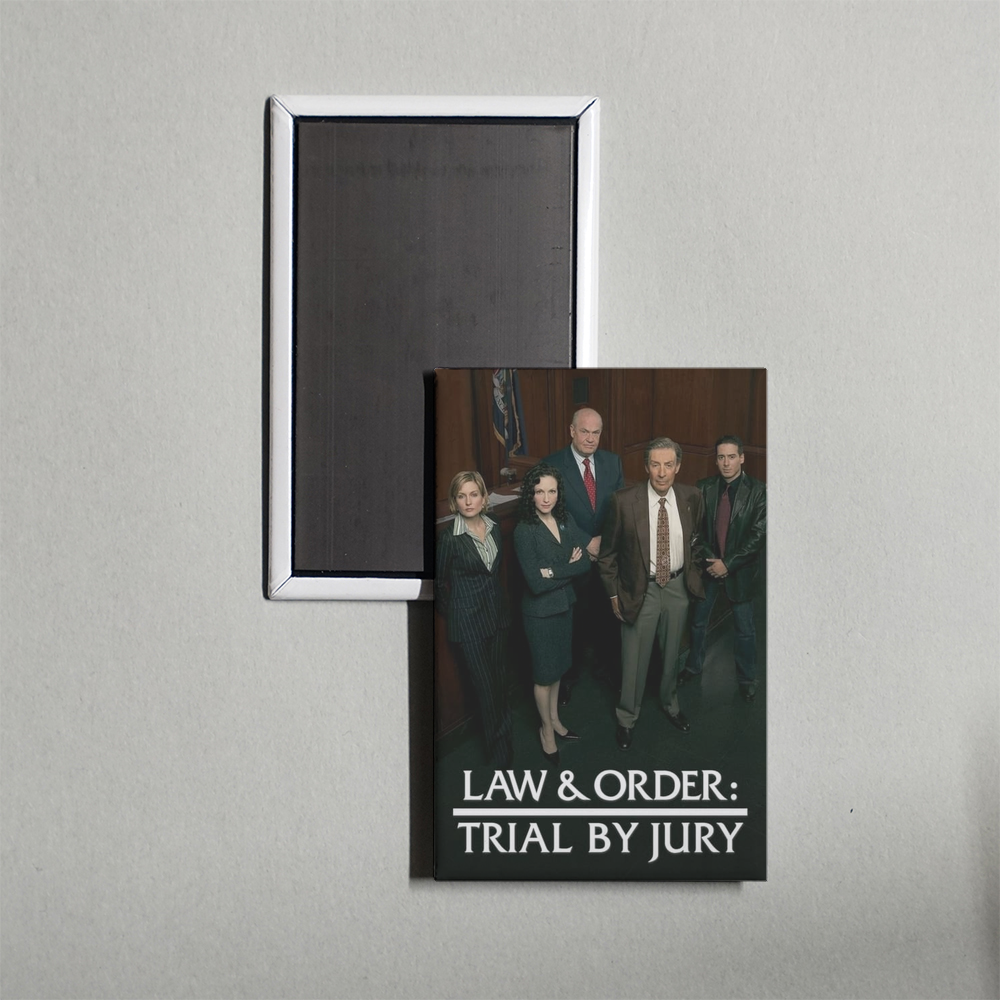 Law & Order Trial by Jury TV Show Fridge Magnet