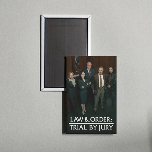 Law & Order Trial by Jury TV Show Fridge Magnet