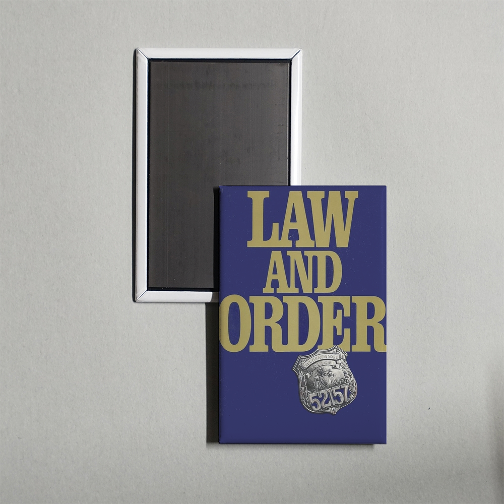 Law and Order Mini Movie Fridge Magnet