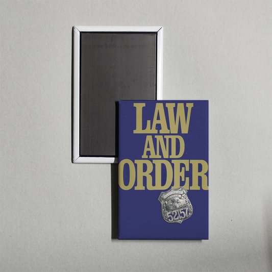 Law and Order Mini Movie Fridge Magnet