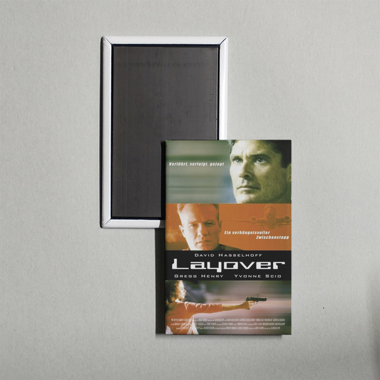 Layover Mini Movie Fridge Magnet