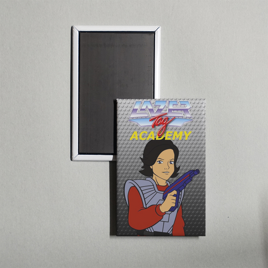 Lazer Tag Academy TV Show Fridge Magnet