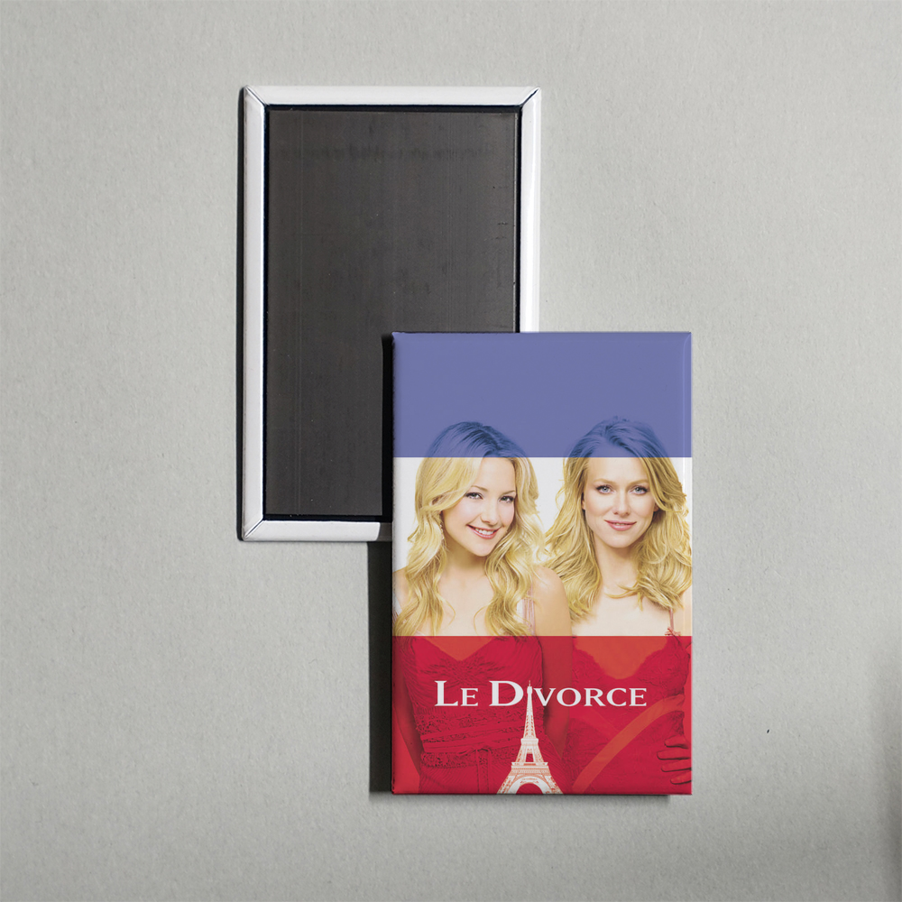 Le Divorce Mini Movie Fridge Magnet