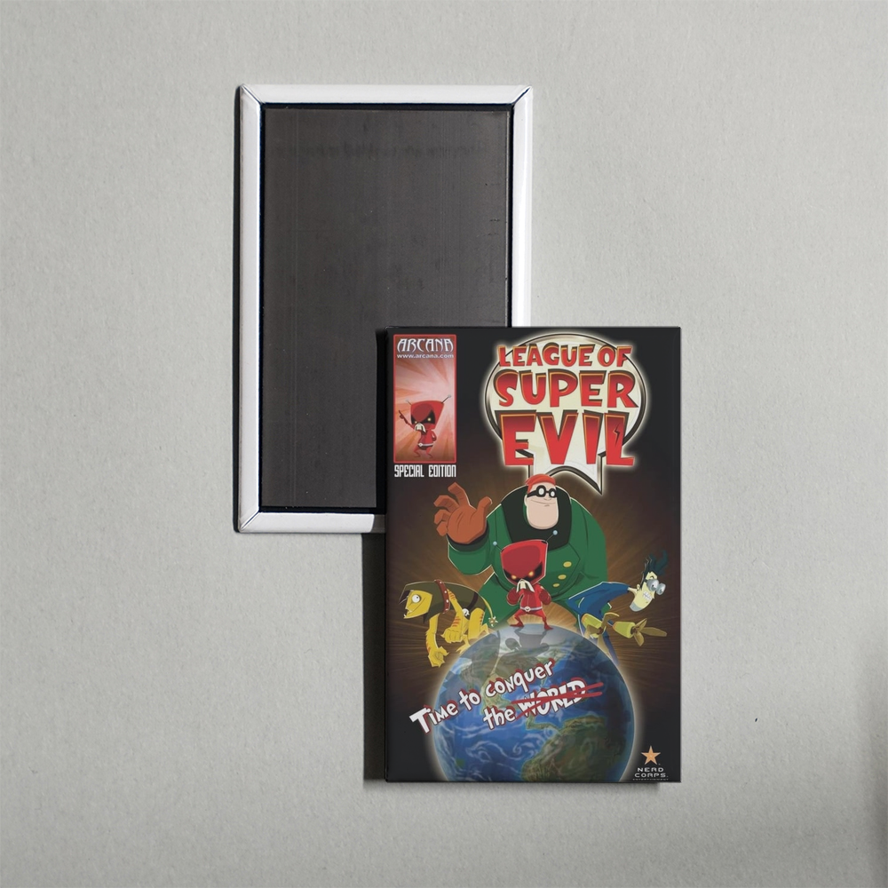 League of Super Evil TV Show Fridge Magnet