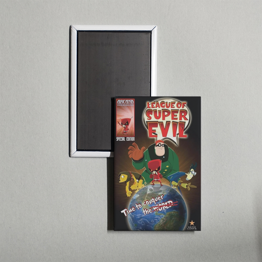 League of Super Evil TV Show Fridge Magnet