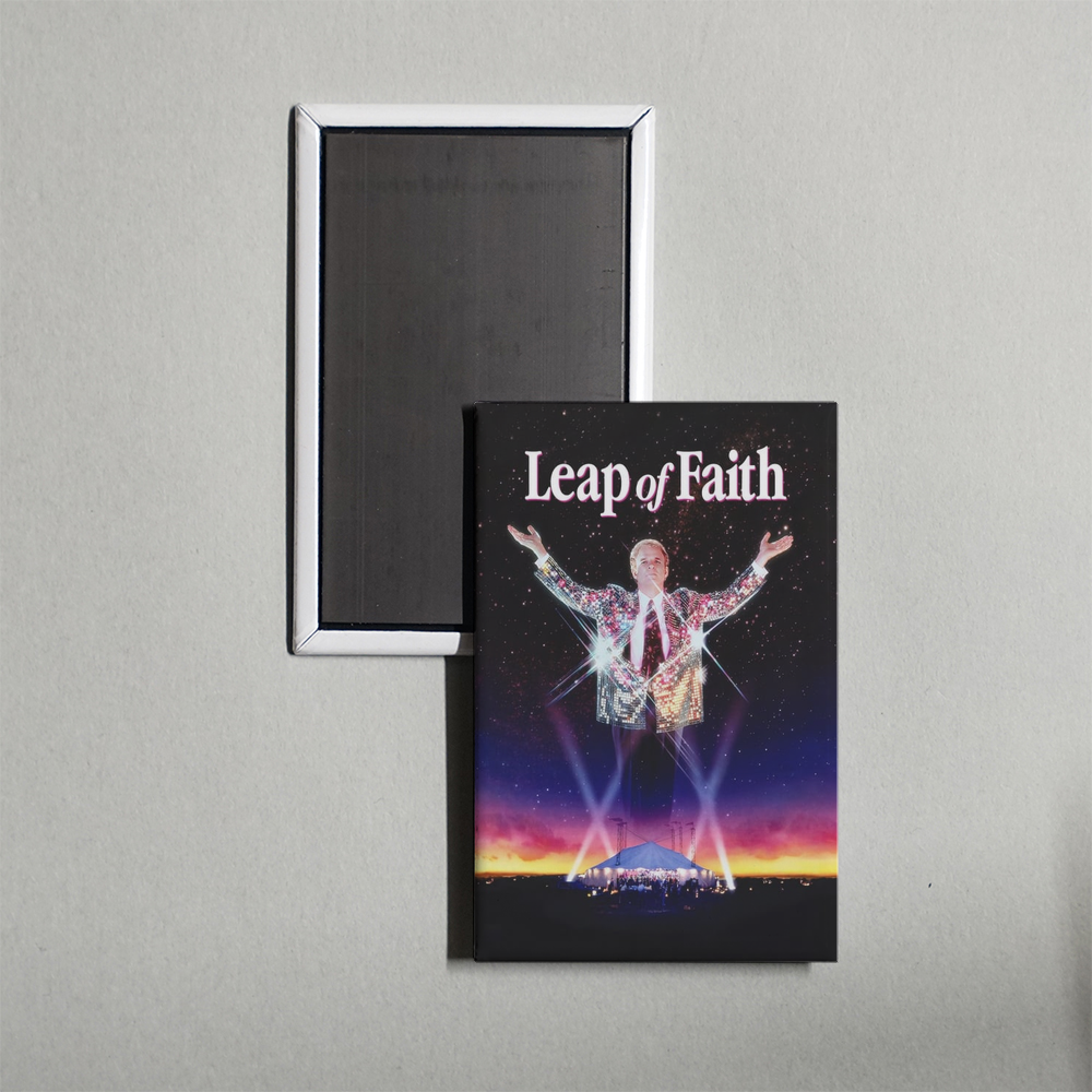 Leap of Faith Mini Movie Fridge Magnet