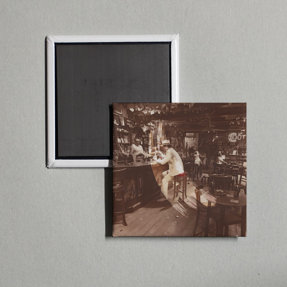 Led Zeppelin - In Through the out Door (Remaster) Album Cover Fridge Magnet